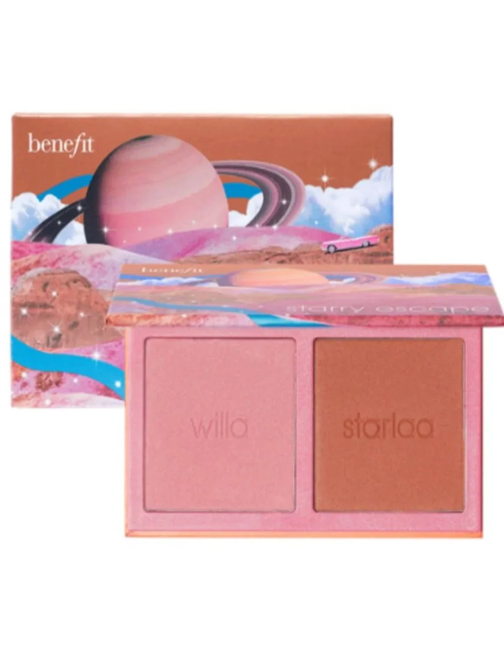 MSRP $39 | Benefit Starry Escape Blush Palette – Willa & Starlaa Minis – NIB